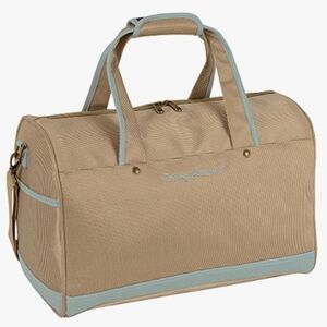 Tommy Bahama Travel Carry Duffle Bag Weekend Champagne/Light Blue